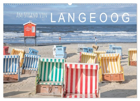 Am Strand von Langeoog (Wandkalender 2024 DIN A2 quer), CALVENDO Monatskalender - Dietmar Scherf