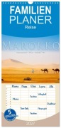 Cover-Bild zum Titel 'Familienplaner 2027 - Marokko: Marrakesch, Atlas, Sahara, Fès mit 5 Spalten (Wandkalender, 21 x 45 cm) CALVENDO' von 'Jens Benninghofen'