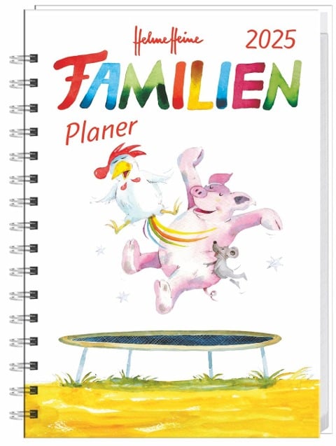 Helme Heine: Familienplaner-Buch A6 2025 - 