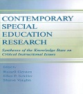 Cover-Bild zum Titel 'Contemporary Special Education Research' von ''