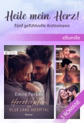 Cover-Bild zum Titel 'Heile mein Herz! - Fünf gefühlvolle Arztromane' von 'Emily Forbes, Fiona Lowe, Lucy Gordon, Amy Andrews, Annie Claydon'