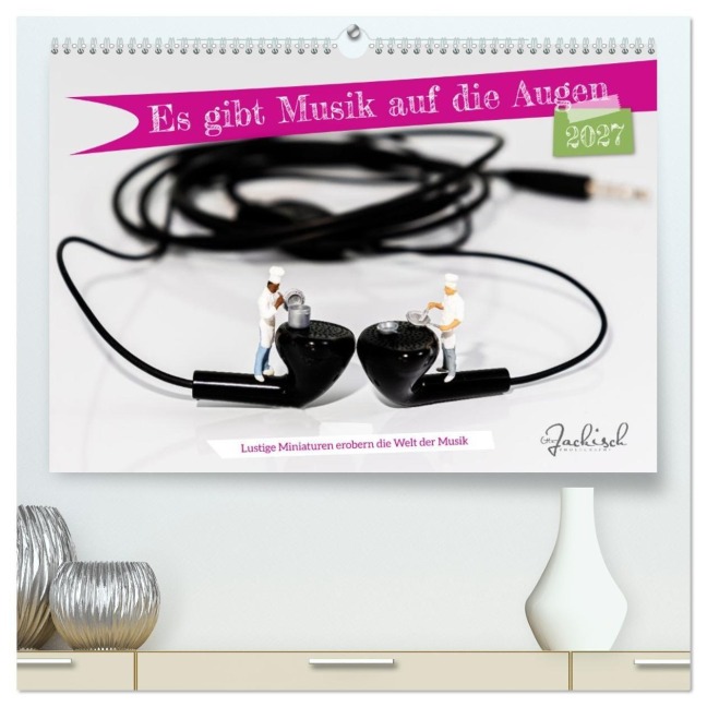 Es gibt Musik auf die Augen (hochwertiger Premium Wandkalender 2027 DIN A2 quer), Kunstdruck in Hochglanz - Ute Jackisch