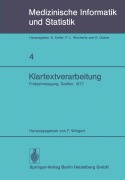 Cover-Bild zum Titel 'Klartextverarbeitung' von ''