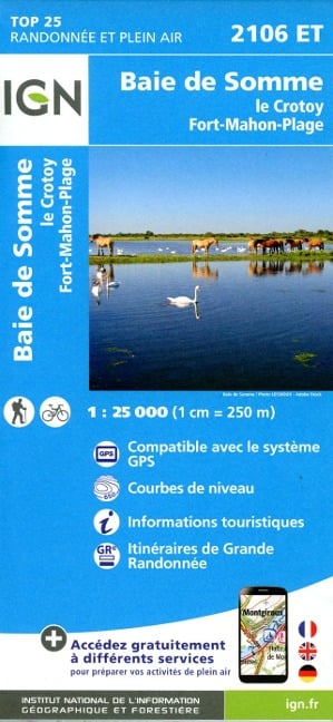 Baie de Somme - Foret de Crecy - Le Crotoy 1:25 000 - 