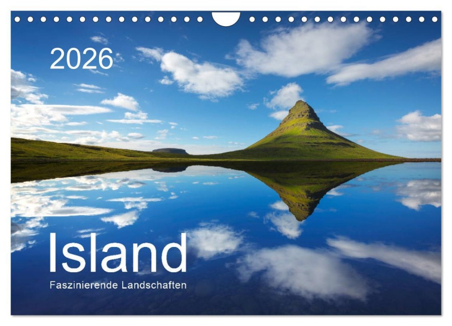 ISLAND 2026 - Faszinierende Landschaften (Wandkalender 2026 DIN A4 quer), CALVENDO Monatskalender - Lucyna Koch