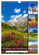 Cover-Bild zum Titel 'Mühlbach am Hochkönig (Wandkalender 2027 DIN A4 hoch), CALVENDO Monatskalender' von 'Christa Kramer'