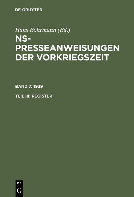1939. Register - 