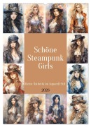 Cover-Bild zum Titel 'Schöne Steampunk Girls. Retro-Ästhetik im Aquarell-Stil (Wandkalender 2026 DIN A2 hoch), CALVENDO Monatskalender' von 'Rose Hurley'