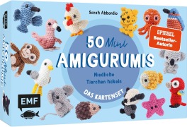 Cover-Bild zum Titel '50 Mini-Amigurumis - Das Kartenset' von 'Sarah Abbondio'