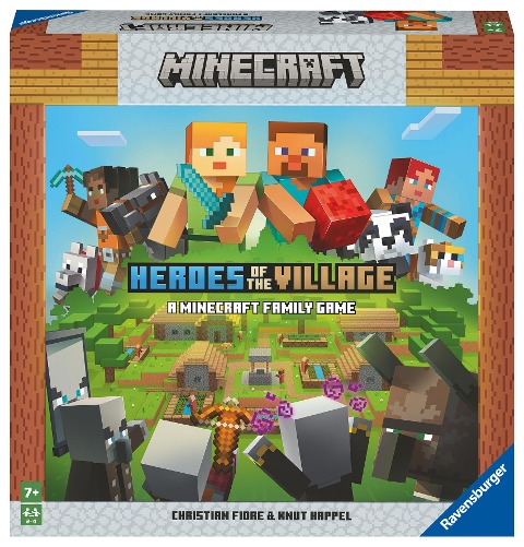 Ravensburger 20914 Minecraft Heroes of the Village - Kooperatives Familienspiel für 2-4 Spieler ab 7 Jahren - Christian Fiore, Knut Happel