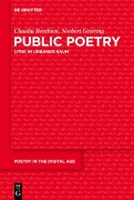 Cover-Bild zum Titel 'Public Poetry' von 'Norbert Gestring, Claudia Benthien'