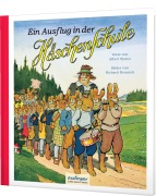 Cover-Bild zum Titel 'Die Häschenschule: Ein Ausflug in der Häschenschule' von 'Albert Sixtus'
