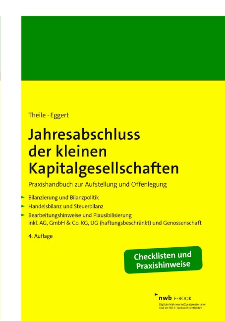 Jahresabschluss der kleinen Kapitalgesellschaften - Carsten Theile, Wolfgang Eggert