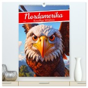Nordamerika - Knuffige Wildnis (hochwertiger Premium Wandkalender 2026 DIN A2 hoch), Kunstdruck in Hochglanz - Sell Pixs:Sell