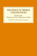 The Index of Middle English Prose: Handlist XXV - Niamh Pattwell