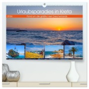 Cover-Bild zum Titel 'Urlaubsparadies in Kreta (hochwertiger Premium Wandkalender 2026 DIN A2 quer), Kunstdruck in Hochglanz' von 'Christa Kramer'