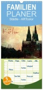 Cover-Bild zum Titel 'Familienplaner 2027 - Köln mit 5 Spalten (Wandkalender, 21 x 45 cm) CALVENDO' von 'Gabi Siebenhühner'