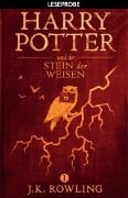 Leseprobe: Harry Potter und der Stein der Weisen - Joanne K. Rowling