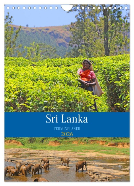 Sri Lanka - Terminplaner (Wandkalender 2026 DIN A4 hoch), CALVENDO Monatskalender - Denise Graupner