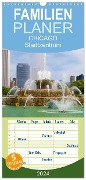 Familienplaner 2024 - CHICAGO Stadtzentrum mit 5 Spalten (Wandkalender, 21 x 45 cm) CALVENDO - Melanie Viola