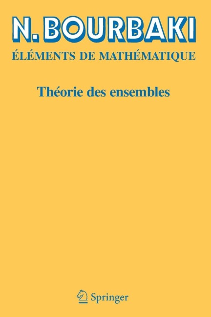 Théorie des ensembles - N. Bourbaki