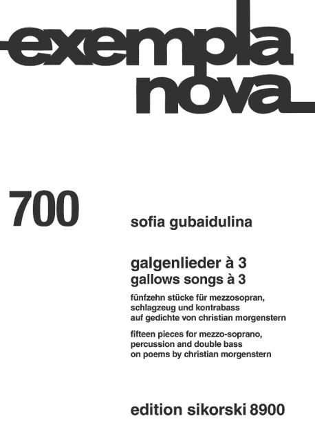 Galgenlieder à 3 - Sofia Gubaidulina