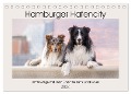 Hamburger Hafencity - Unterwegs mit den Shelties Finn und Louis (Tischkalender 2024 DIN A5 quer), CALVENDO Monatskalender - Sonja Teßen