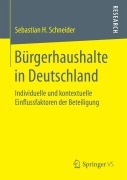 Cover-Bild zum Titel 'Bürgerhaushalte in Deutschland' von 'Sebastian H. Schneider'