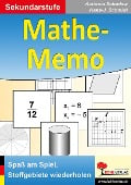 Mathe-Memo - Kathrein Schadow, Hans. -J. Schmidt