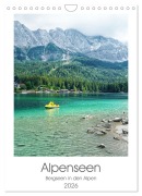 Cover-Bild zum Titel 'Alpenseen (Wandkalender 2026 DIN A4 hoch), CALVENDO Monatskalender' von 'Franziska Petersen'