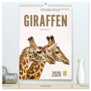 Cover-Bild zum Titel 'Emotionale Momente: Giraffen, die höchsten Tiere der Welt. (hochwertiger Premium Wandkalender 2026 DIN A2 hoch), Kunstdruck in Hochglanz' von 'Ingo Gerlach'
