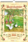 Bauernkalender 2026 - Bildkalender 23,7x34 cm - mit Wetterprognosen, Bauernregeln und liebevollen Illustrationen - Wandkalender - Alpha Edition - 
