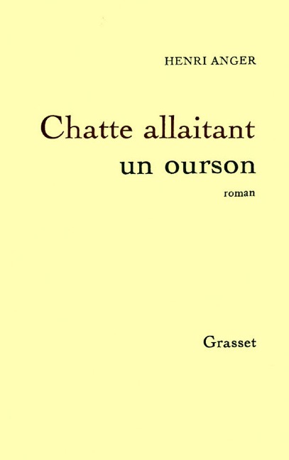 Chatte allaitant un ourson - Henri Anger