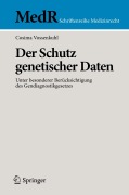Cover-Bild zum Titel 'Der Schutz genetischer Daten' von 'Cosima Vossenkuhl'