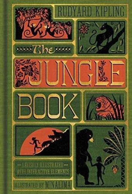 The Jungle Book (Minalima Edition) (Illustrated with Interactive Elements) - Rudyard Kipling