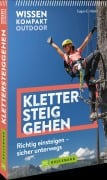 Cover-Bild zum Titel 'Wissen Kompakt Outdoor Klettersteiggehen' von 'Eugen E. Hüsler'