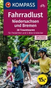 Cover-Bild zum Titel 'KOMPASS Fahrradlust Niedersachsen' von ''