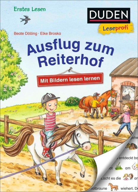 Duden Leseprofi - Mit Bildern lesen lernen: Ausflug zum Reiterhof, Erstes Lesen - Beate Dölling