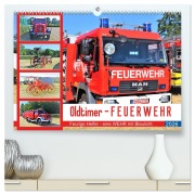 Cover-Bild zum Titel 'Oldtimer-FEUERWEHR (hochwertiger Premium Wandkalender 2026 DIN A2 quer), Kunstdruck in Hochglanz' von 'Günther Klünder'