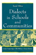 Cover-Bild zum Titel 'Dialects in Schools and Communities' von 'Carolyn Temple Adger, Walt Wolfram, Donna Christian'