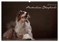 Cover-Bild zum Titel 'Charmante Australian Shepherds (Wandkalender 2026 DIN A2 quer), CALVENDO Monatskalender' von 'Jana Behr'
