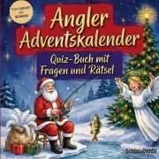 Cover-Bild zum Titel 'Angler-Adventskalender: Quiz-Buch mit Fragen und Rätsel' von 'Schlauvento Interactive'