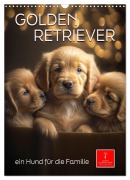 Golden Retriever - ein Hund für die Familie (Wandkalender 2026 DIN A3 hoch), CALVENDO Monatskalender - Peter Roder