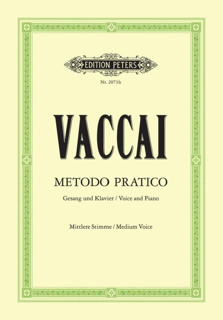 Metodo Pratico di Canto Italiano - Nicola Vaccai