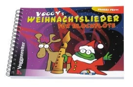 Cover-Bild zum Titel 'Voggy's Weihnachtslieder für Blockflöte' von 'Martina Holtz'