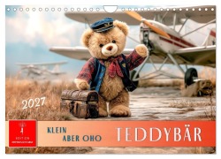 Cover-Bild zum Titel 'Teddybär - klein aber oho (Wandkalender 2027 DIN A4 quer), CALVENDO Monatskalender' von 'Meike und Peter Roder'