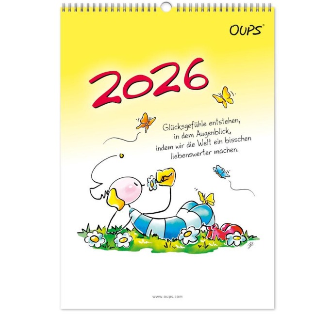 Oups Wandkalender 2026 - 