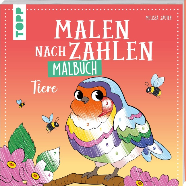 Malen nach Zahlen Malbuch Tiere - Melissa Sauter
