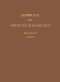 Cover-Bild zum Titel 'Jahrbuch des öffentlichen Rechts der Gegenwart. Neue Folge' von ''