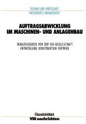 Cover-Bild zum Titel 'Auftragsabwicklung im Maschinen- und Anlagebau' von ''